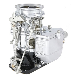 Stromberg STROM9510A-CHR Genuine Reproduction 97 Carburettor - New Chrome Finish w/ Black Base