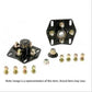 Strange STS6002CC79 79-89 Mustang Caster / Camber Plates- Pr