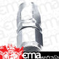Aeroflow 100 & 450 series braided hose Alloy Straight End -6AN Silver Cutter Style Swivel Nut Aeroflow Performance Products AF501-06S