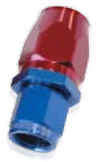 Aeroflow AF501-08-06 Stepped Straight End -8 Hose to -6AN Expander Hose End Blue