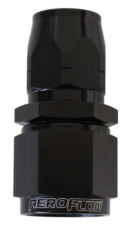 Aeroflow AF501-08-06BLK Stepped Straight End -8 Hose to -6AN Expander Hose End Blac