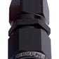 Aeroflow AF501-08BLK-25 Alloy Straight Hose End -8AN Black Swivel Nut (25 Pack)