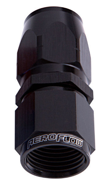 Aeroflow AF501-08BLK-25 Alloy Straight Hose End -8AN Black Swivel Nut (25 Pack)