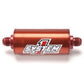 System One SY201-203406 Medium Billet In-Line Fuel Filter Red 30 Micron -6 an