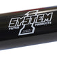 System One SY201-203408-B Medium Billet In-Line Fuel Filter Black anodized 2" O.D x 6" Long -8an Ends. 30 Micron