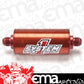 System One SY201-203408 Medium Billet In-Line Fuel Filter Red 30 Micron -8 an