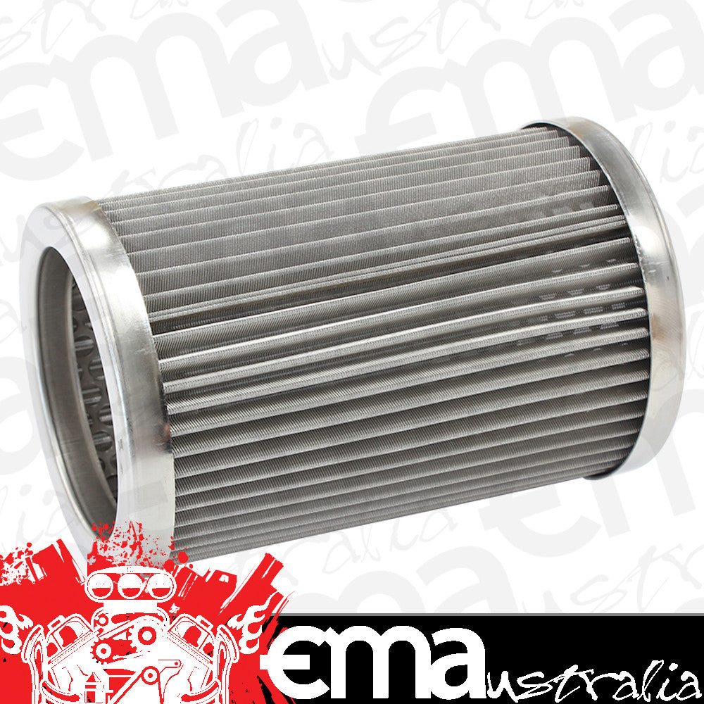 System One SY208-100570 Replacement Stainless Steel Element 75 Micron suit 6-3/8" Long x 4" O.D Filter Recommenede for 60 & 70 Weight Oil