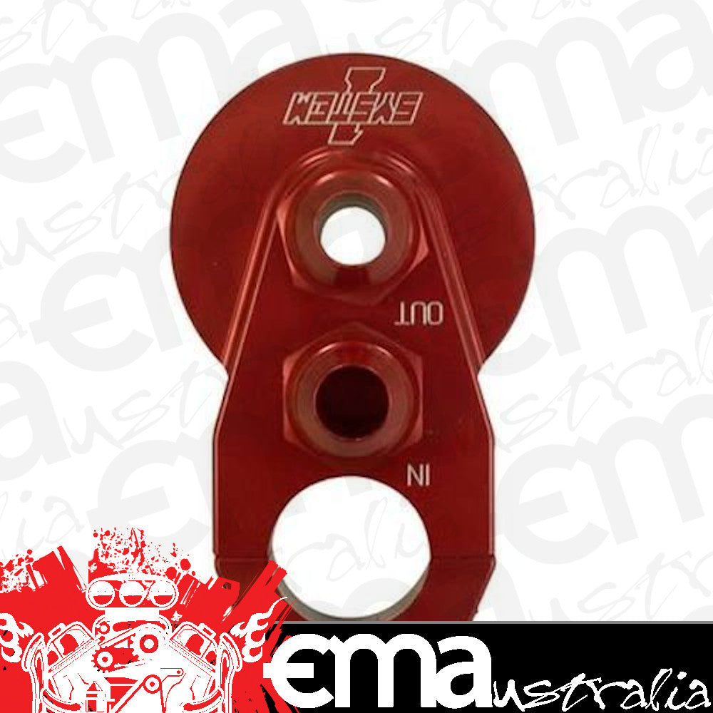 System One SY220-90006-12 Oil Filter Remote Mount -12an Clamp-On 1.5" Dia Hole