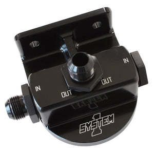 System One SY221-3P-12 Remote Filter Mount 1-1/2"-12 Thread suit HP6 Style Filter w/ x2 -12an Fittings