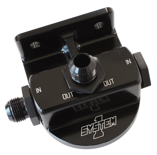 System One SY221-3P-16 Remote Filter Mount 1-1/2"-12 Thread suit HP6 Style Filter w/ x2 -16an Fittings