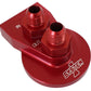 System One SY221-90004-12 Remote Filter Mount suit 2-Bolt Flat Surface Mount w/ -12an Inlet/Outlet