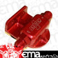 System One SY222-90007-12 Billet Side Port Remote Filter Mount Lh -12 Red