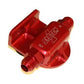 System One SY223-90008-10 Billet Remote Filter Mount Right Side Port -10 an Red