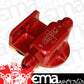 System One SY223-90008-10 Billet Remote Filter Mount Right Side Port -10 an Red