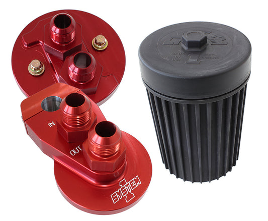 System One SY230-90662-12 Delux Remote Mount Kit suit Chevrolet w/ -12an Inlet/Outlet