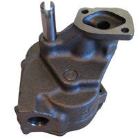 System One SY234-900773-1 Cast Iron Oil Pump suit BB Chev w/ Billet Hard Black anodized Cap Adjustable Pressure & anti-Aeration