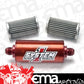 System One | SYS201-203408 | Billet Inline Fuel Filter -8an In/Out 30 Micron 18 Gpm