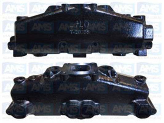 H20 Performance Parts T-20735 Mercrusier V8 Dry Joint Exhaust Manifold Each