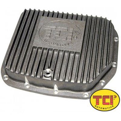 TCI Auto TCI127900 Automatic Transmission Pan Deep Aluminum Natural Chrysler Torqueflite A-904