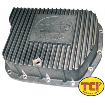 TCI Auto TCI128001 Automatic Transmission Pan Deep Aluminum Natural Chrysler A-518 A-618 Torqueflite 727