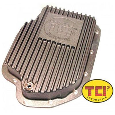 TCI Auto TCI228000 Automatic Transmission Pan Deep Aluminum Natural Gm TH400