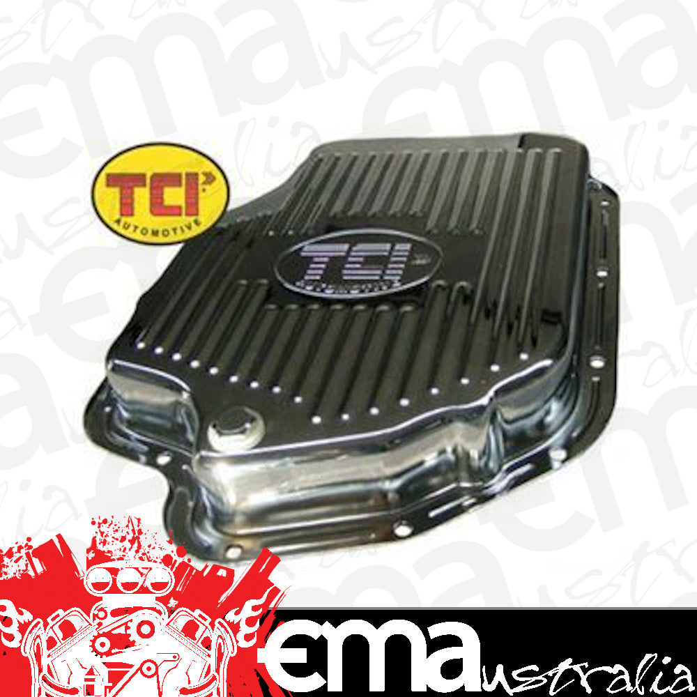 TCI Auto TCI228011 Automatic Transmission Pan Stock Steel Zinc Finish Gm TH400