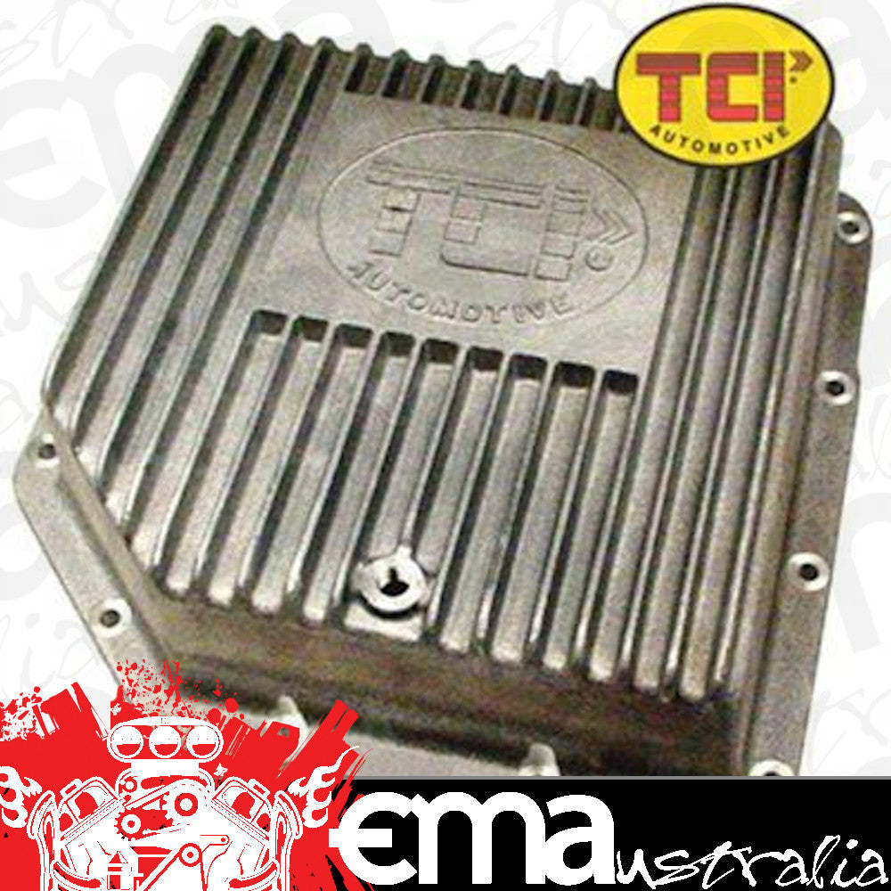 TCI Auto TCI328000 Automatic Transmission Pan Deep Aluminum Natural Gm Th350