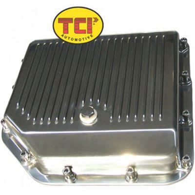 TCI Auto TCI328010 Automatic Transmission Pan Stock Capacityaluminum Polished Gm Th350