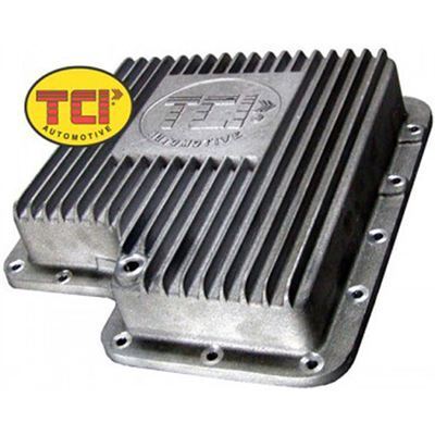 TCI Auto TCI428000 Ford C-6 Automatic Transmission Pan Deep Aluminum Natural