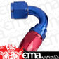 Aeroflow AF504-16 Alloy 120 Deg Hose End -16AN Blue Cutter Style Full Swivel