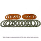 TCI Auto TCI524000 Clutch Plates High Perf. Frictions Ford C4 Direct & Reverse .0785 (each)