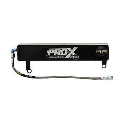TCI Auto TCI528206 Pro-x Transmission Overflow Tank Gm Powerglide 1Qt Black Alloy 528206