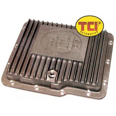 TCI Auto TCI528300 Automatic Transmission Pan Stock Aluminum Natural Gm Powerglide