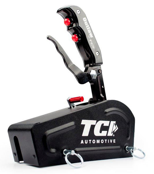 TCI Auto TCI611623BL Outlaw Blackout Shifter suit Powerglide w/ Cover & 2 Accessories Buttons