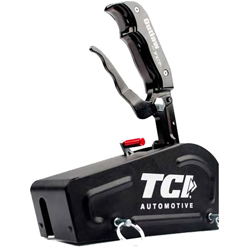TCI Auto TCI616332BL Outlaw Blackout Shifter suit Gm & Ford 3-Speed Reverse Pattern w/ Cover