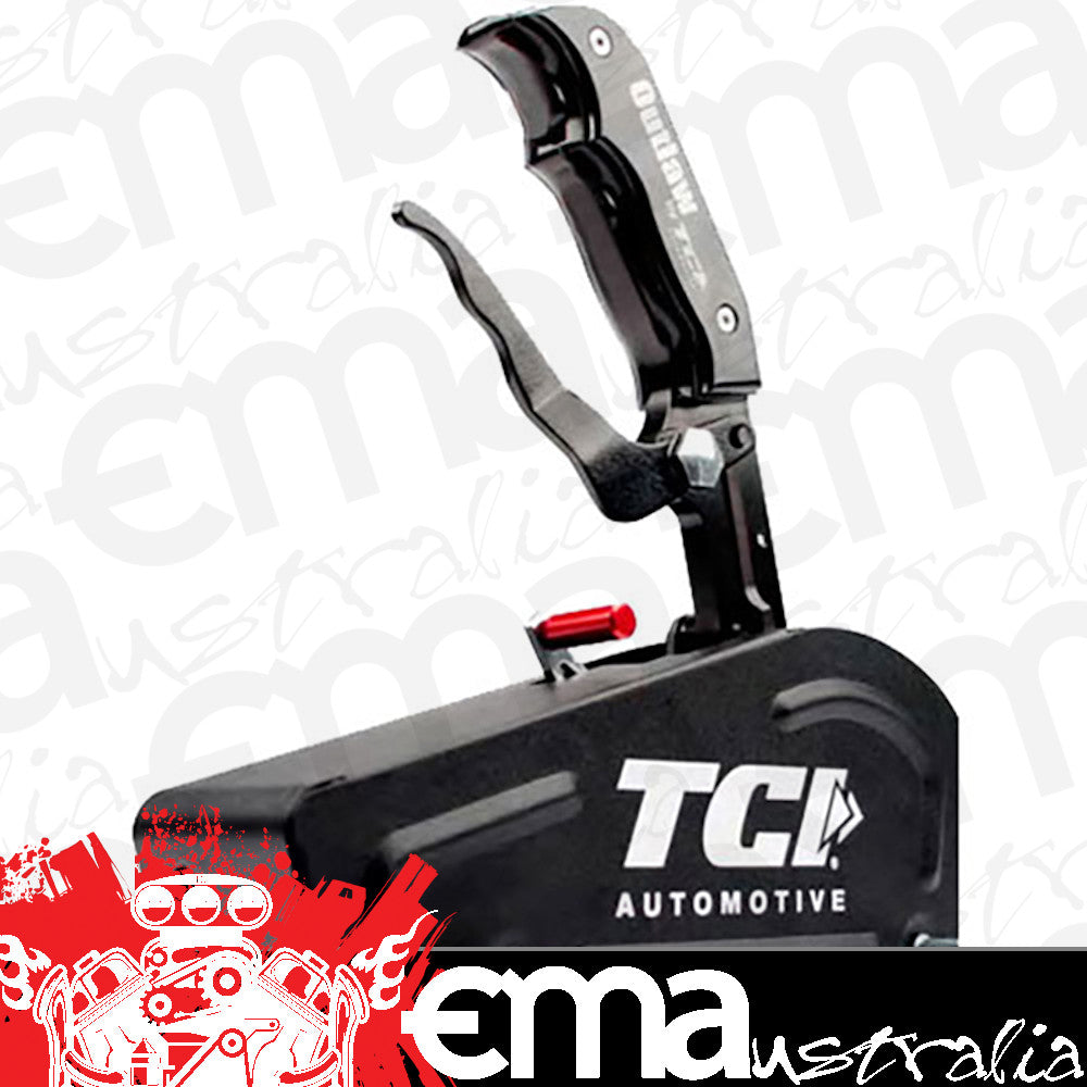 TCI Auto TCI616332BL Outlaw Blackout Shifter suit Gm & Ford 3-Speed Reverse Pattern w/ Cover