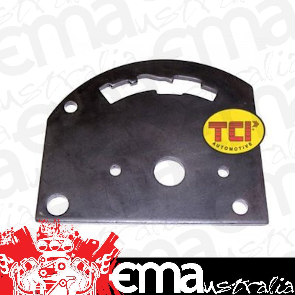 TCI Auto TCI618013 Gate Plate Steel Black Reverse Pattern Ford Gm Chrysler
