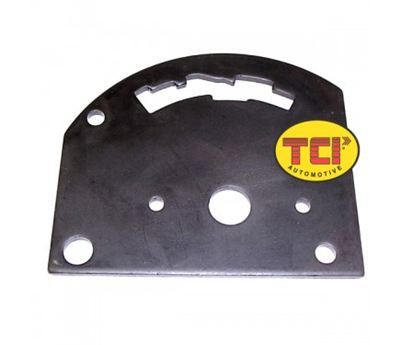 TCI Auto TCI618013 Gate Plate Steel Black Reverse Pattern Ford Gm Chrysler