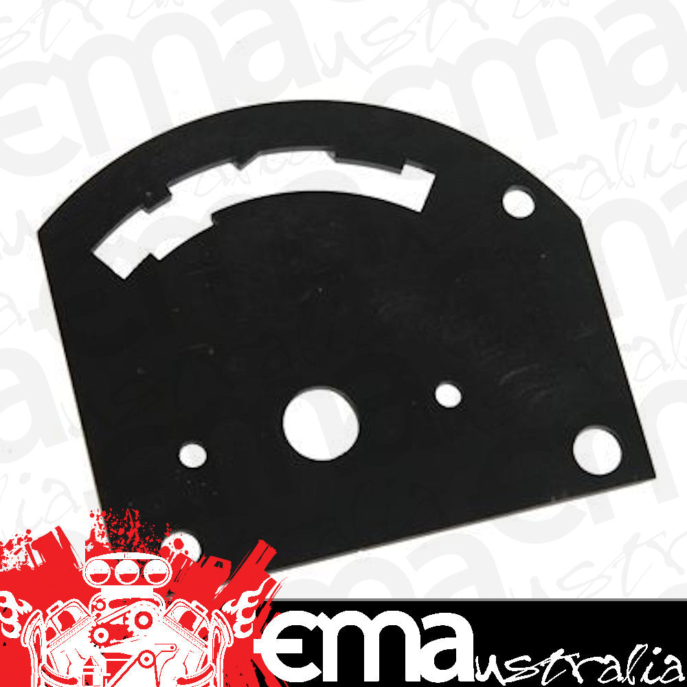 TCI Auto TCI618018 Gate Plate Steel Black Reverse Pattern Ford Gm Chrysler Outlaw Thunderstick