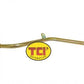 TCI Auto TCI743805 Automatic Transmission Dipstick w/ Tube Locking Steel/Plastic Gold Dichromate Black Chev 4L80E
