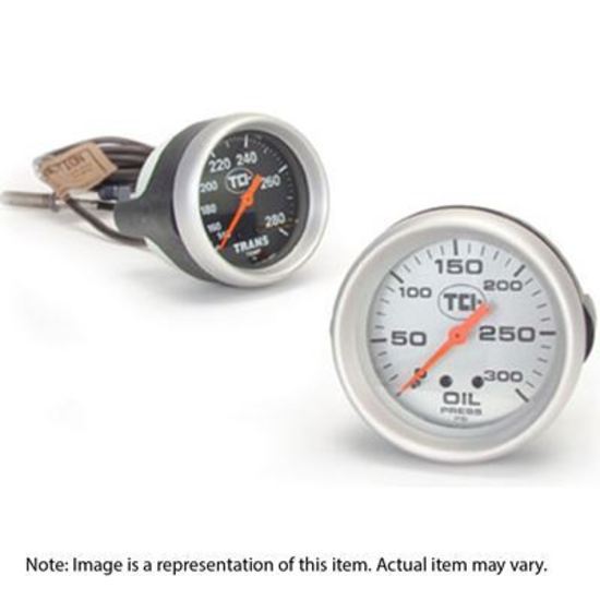 TCI Auto TCI801001 Transmission Gauge Trans Temp Silver 2 5/8'
