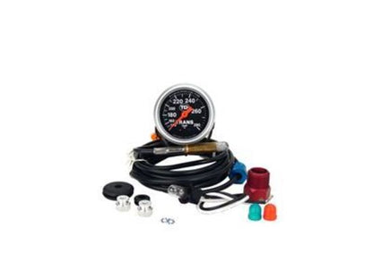 TCI Auto TCI801002 Gauge Transmission Temperature 140-280 Degrees F 2 1/16 In. Diameter Black Face Mechanical Analog