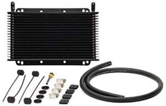 TCI Auto TCI824102 Transmission Cooler Max-Cool Plate Style Aluminum Black 11 In. x 6 In. x 3/4 In.