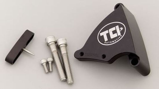 TCI Auto TCI871002 Timing Pointer Billet Aluminum Black Anodized Adjustable 7.25 In. Damper Chev Small Block