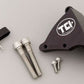 TCI Auto TCI871003 Timing Pointer Billet Aluminum Black Anodized Adjustable 8 In. Damper Chev Small Block
