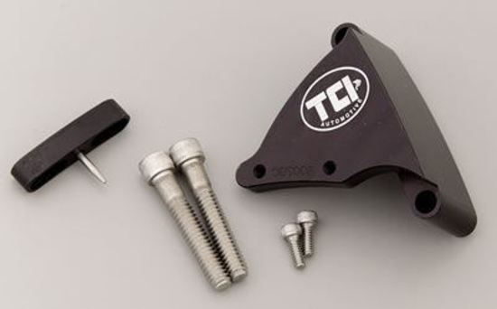 TCI Auto TCI871003 Timing Pointer Billet Aluminum Black Anodized Adjustable 8 In. Damper Chev Small Block