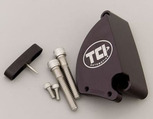 TCI Auto TCI871006 Timing Pointer Billet Aluminum Black Anodized Adjustable 8 In. Damper Chev Big Block