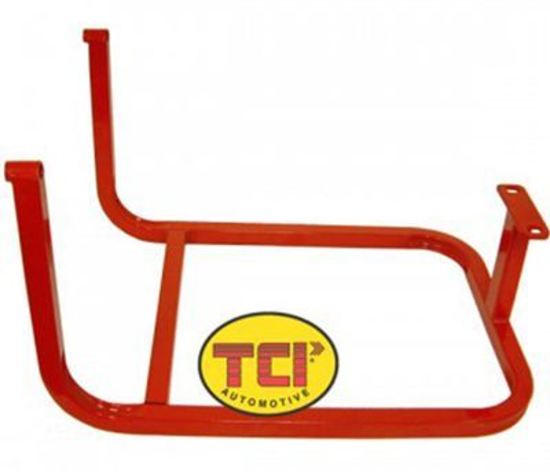 TCI Auto TCI896600 Automatic Transmission Stand Red Powdercoated Steel Gm Powerglide Th350