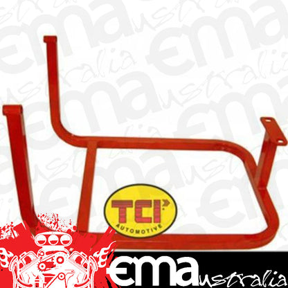 TCI Auto TCI896600 Automatic Transmission Stand Red Powdercoated Steel Gm Powerglide Th350
