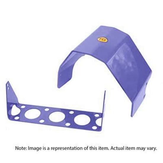 TCI Auto TCI915005 Automatic Transmission Shield Case Aluminum Blue Powdercoated Mopar Torqueflite A-904 Kit